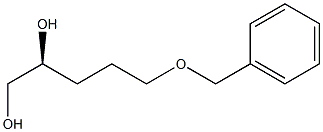[S,(-)]-5-Benzyloxy-1,2-pentanediol Struktur