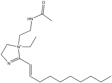1-[2-(Acetylamino)ethyl]-2-(1-decenyl)-1-ethyl-2-imidazoline-1-ium Structure