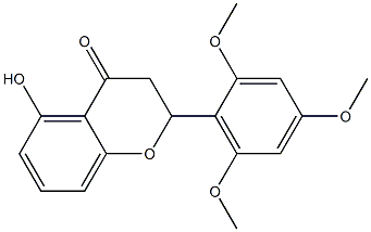 2-(2-Methoxy-4-methoxy-6-methoxyphenyl)-5-hydroxy-2,3-dihydro-4H-1-benzopyran-4-one