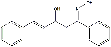 (1Z)-1,5-Diphenyl-3-hydroxy-4-penten-1-one oxime Structure