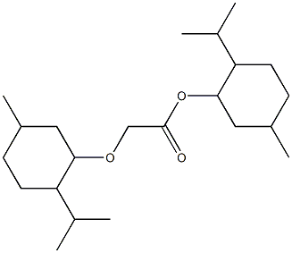 p-Menthan-3-yloxyacetic acid p-menthan-3-yl ester Structure