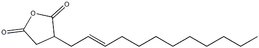[(E)-2-ドデセニル]こはく酸無水物 化学構造式