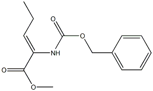 (Z)-2-(Benzyloxycarbonylamino)-2-pentenoic acid methyl ester