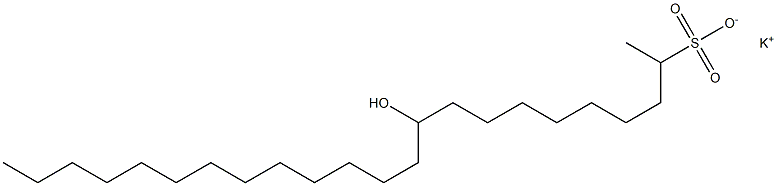 10-Hydroxytricosane-2-sulfonic acid potassium salt
