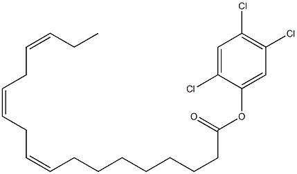 (9Z,12Z,15Z)-9,12,15-オクタデカトリエン酸2,4,5-トリクロロフェニル 化学構造式