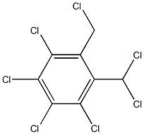 3,4,5,6-Tetrachloro-1-(chloromethyl)-2-(dichloromethyl)benzene