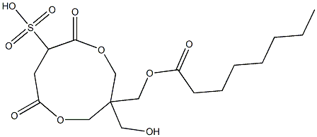Octanoic acid [1-(hydroxymethyl)-4,7-dioxo-6-sulfo-3,8-dioxacyclononan-1-yl]methyl ester