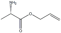 (2S)-2-Aminopropanoic acid 2-propenyl ester Structure