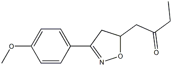 1-[(3-(4-Methoxyphenyl)-4,5-dihydroisoxazol)-5-yl]butan-2-one