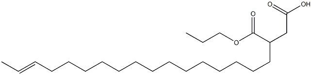 3-(15-Heptadecenyl)succinic acid 1-hydrogen 4-propyl ester|