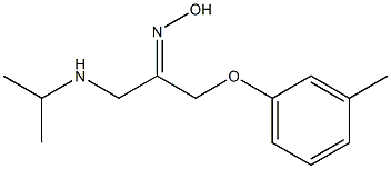  1-(3-Methylphenoxy)-3-isopropylaminoacetone (Z)-oxime