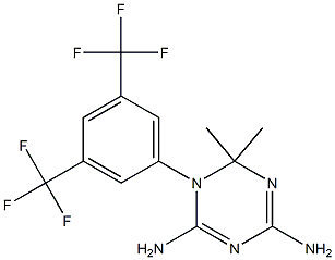 1-[3,5-Di(trifluoromethyl)phenyl]-2,2-dimethyl-4,6-diamino-1,2-dihydro-1,3,5-triazine|