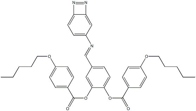  Bis[4-(pentyloxy)benzoic acid]4-[(azobenzen-4-yl)iminomethyl]-1,2-phenylene ester