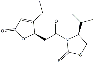 (5R)-5-[[(4S)-4-Isopropyl-2-thioxothiazolidin-3-yl]carbonylmethyl]-4-ethylfuran-2(5H)-one