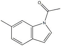 1-アセチル-6-メチル-1H-インドール 化学構造式