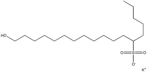 18-Hydroxyoctadecane-6-sulfonic acid potassium salt