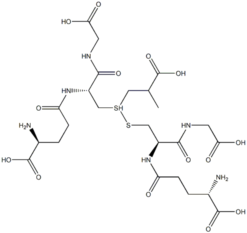 S-(2-Carboxypropyl)glutathione Structure