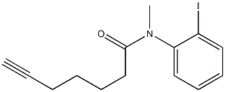  N-(2-Iodophenyl)-N-methyl-6-heptynamide