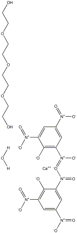 Calcium dipicrate tetraethylene glycol monohydrate