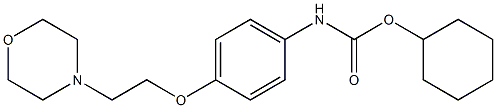 [4-[2-(4-Morpholinyl)ethoxy]phenyl]carbamic acid cyclohexyl ester