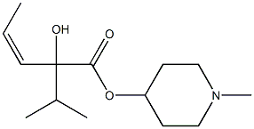 (Z)-2-Hydroxy-2-isopropyl-3-pentenoic acid 1-methyl-4-piperidyl ester|