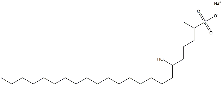 6-Hydroxytricosane-2-sulfonic acid sodium salt