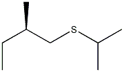 [R,(-)]-1-Methylethyl 2-methylbutyl sulfide Struktur