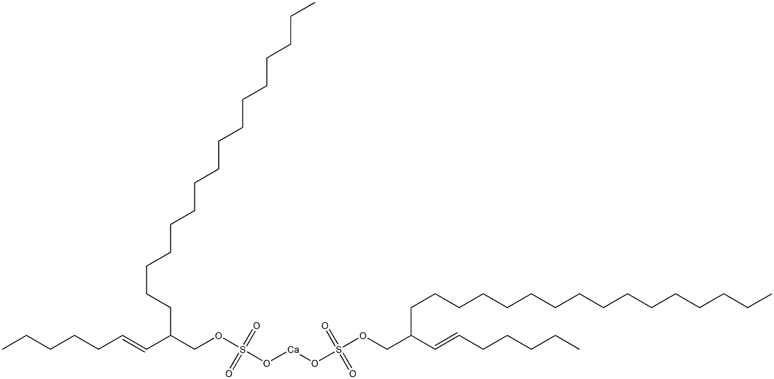 Bis[2-(1-heptenyl)octadecyloxysulfonyloxy]calcium