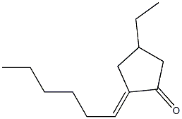 (E)-2-Hexylidene-4-ethylcyclopentanone