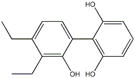  3',4'-Diethyl-1,1'-biphenyl-2,2',6-triol