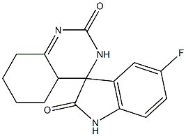 5'-Fluoro-1',2,2',4a,5,6,7,8-octahydrospiro[quinazoline-4(3H),3'-[3H]indole]-2,2'-dione|
