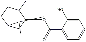 Salicylic acid 2-bornyl ester Struktur