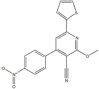 2-Methoxy-4-(4-nitrophenyl)-6-(2-thienyl)pyridine-3-carbonitrile