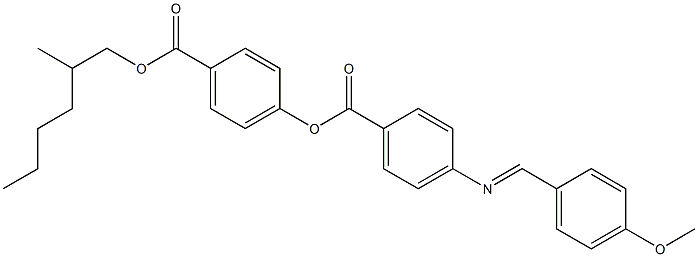 4-[4-(4-Methoxybenzylideneamino)benzoyloxy]benzoic acid (2-methylhexyl) ester