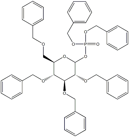 2-O,3-O,4-O,6-O-Tetrabenzyl-D-glucopyranose 1-(phosphoric acid dibenzyl) ester