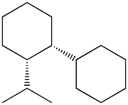 (1R,2S)-2-(1-Methylethyl)-1,1'-bicyclohexane Structure