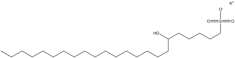 6-Hydroxytricosane-1-sulfonic acid potassium salt