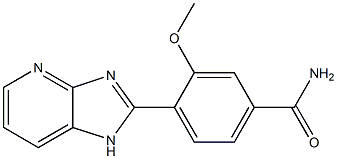 2-[2-Methoxy-4-(aminocarbonyl)phenyl]-1H-imidazo[4,5-b]pyridine