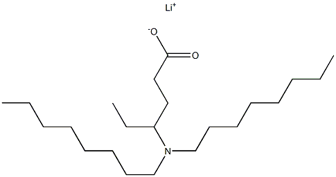 4-(Dioctylamino)hexanoic acid lithium salt Structure