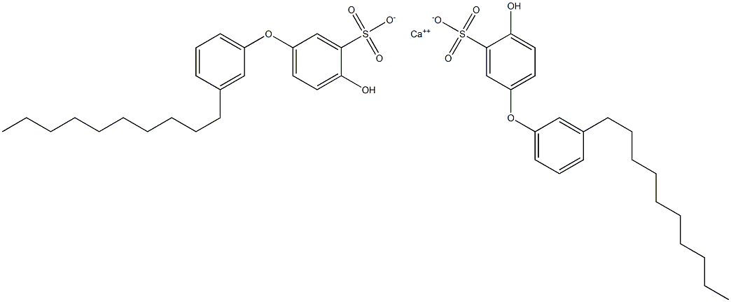 Bis(4-hydroxy-3'-decyl[oxybisbenzene]-3-sulfonic acid)calcium salt
