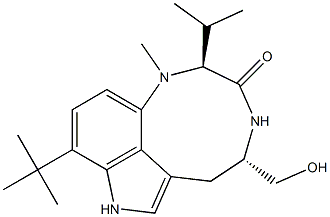  (2S,5S)-9-tert-Butyl-2-isopropyl-1,2,4,5,6,8-hexahydro-5-hydroxymethyl-1-methyl-3H-pyrrolo[4,3,2-gh]-1,4-benzodiazonin-3-one