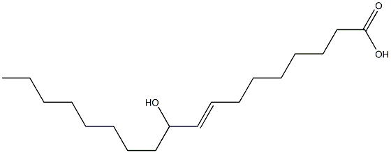 (E)-10-Hydroxy-8-octadecenoic acid Struktur