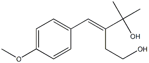 3-(4-Methoxyphenyl)methylene-2-methylpentane-2,5-diol Structure