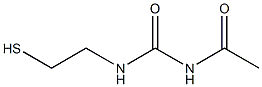 1-Acetyl-3-(2-mercaptoethyl)urea Structure