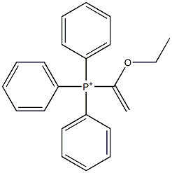 (1-Ethoxyethenyl)triphenylphosphonium Struktur