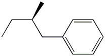 (-)-[(R)-2-Methylbutyl]benzene Struktur