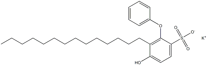 5-Hydroxy-6-tetradecyl[oxybisbenzene]-2-sulfonic acid potassium salt|