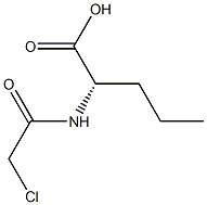 (-)-N-Chloroacetyl-L-norvaline Struktur