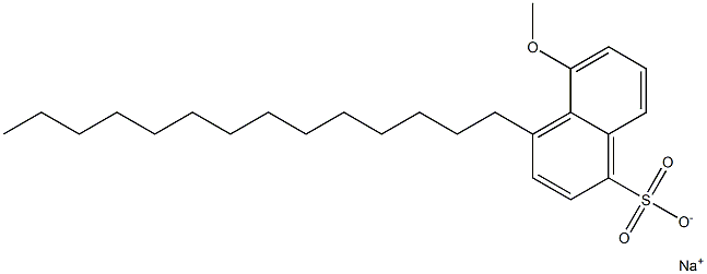 5-Methoxy-4-tetradecyl-1-naphthalenesulfonic acid sodium salt