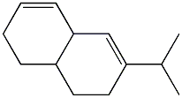 1,2,4a,7,8,8a-Hexahydro-6-isopropylnaphthalene Structure